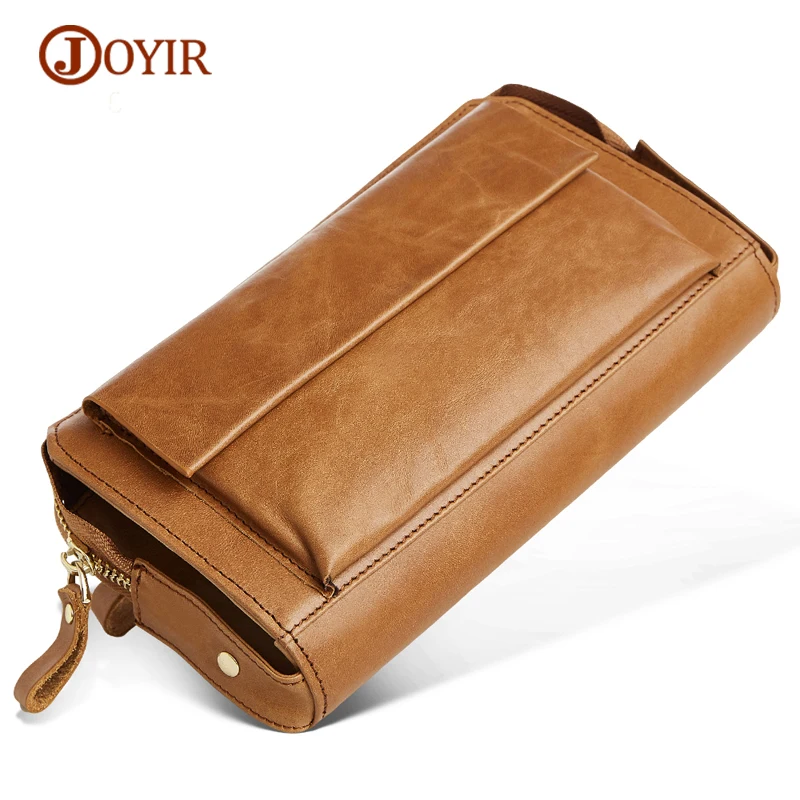 JOYIR кошелек Для мужчин из натуральной кожи кошельки Длинные Большой Ёмкость