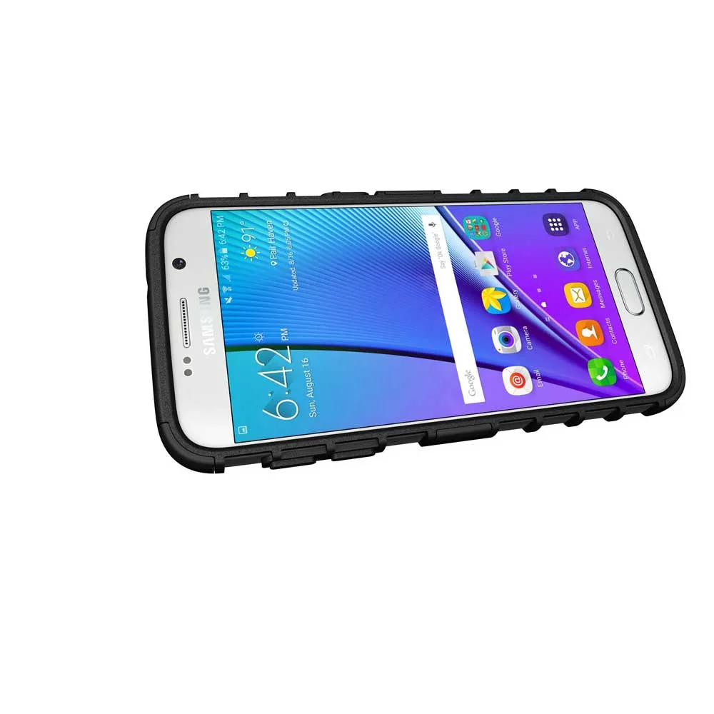 Для Samsung Galaxy S7 G930 Tough Impact Телефон Case Heavy Duty Броня Силиконовый держатель стенд