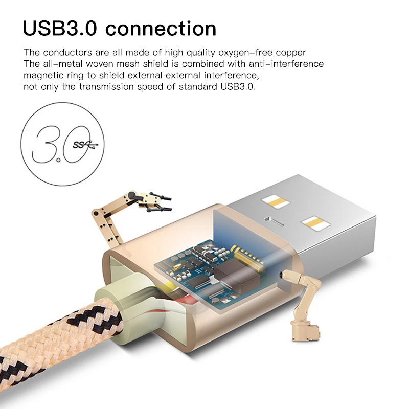 Кабель зарядного устройства NOHON Type-C кабель для передачи данных Huawei Mate 20 Pro P20 P10 Xiaomi