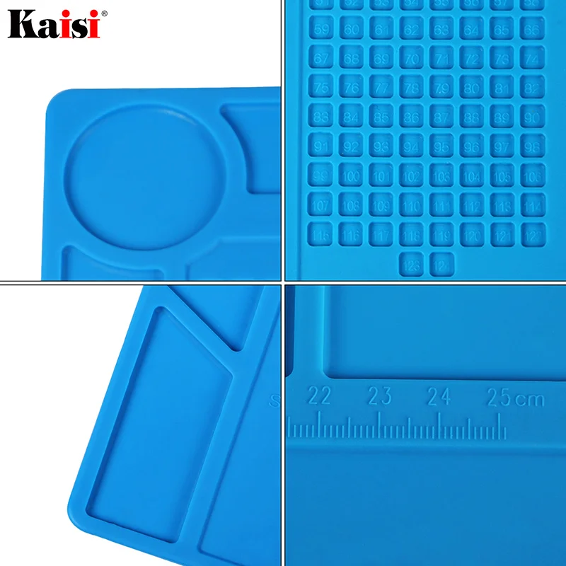 S 130 35x25 см Теплоизоляционный силиконовый коврик Настольный для обслуживания