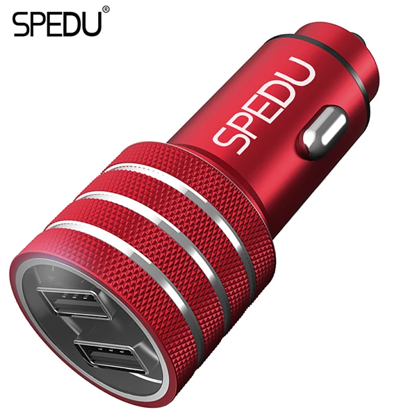 Автомобильное зарядное устройство USB SPEDU для iPhone X 6 7 8 XS Max, магнитный кабель, автомобильное зарядное устройство для телефона, Micro usb type c для samsung S9 S8 Plus xiaomi - Тип штекера: Only Car Charger