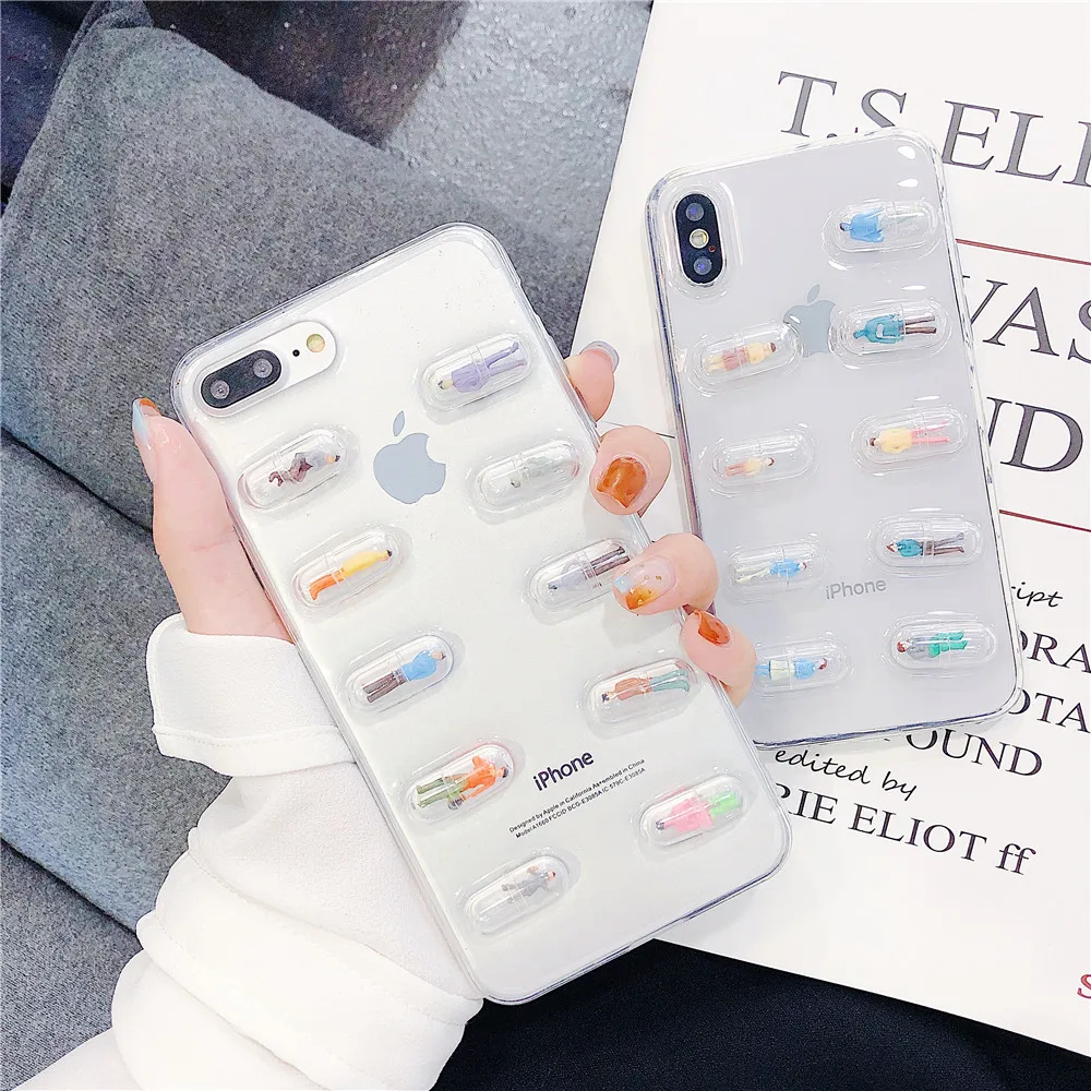 Капсула человека сотовый Прозрачный чехол для телефона OPPO A73 прозрачный ТПУ