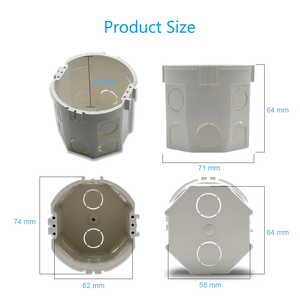 Стандарт ЕС круглая настенная распределительная коробка внутренняя кассета