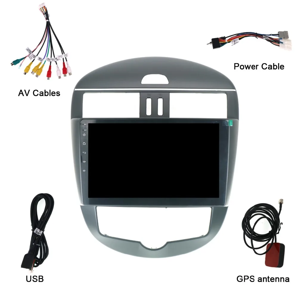 Aotsr Android 8 1 GPS навигация автомобильный без DVD плеера для Nissan Tiida Versa 2011 2017