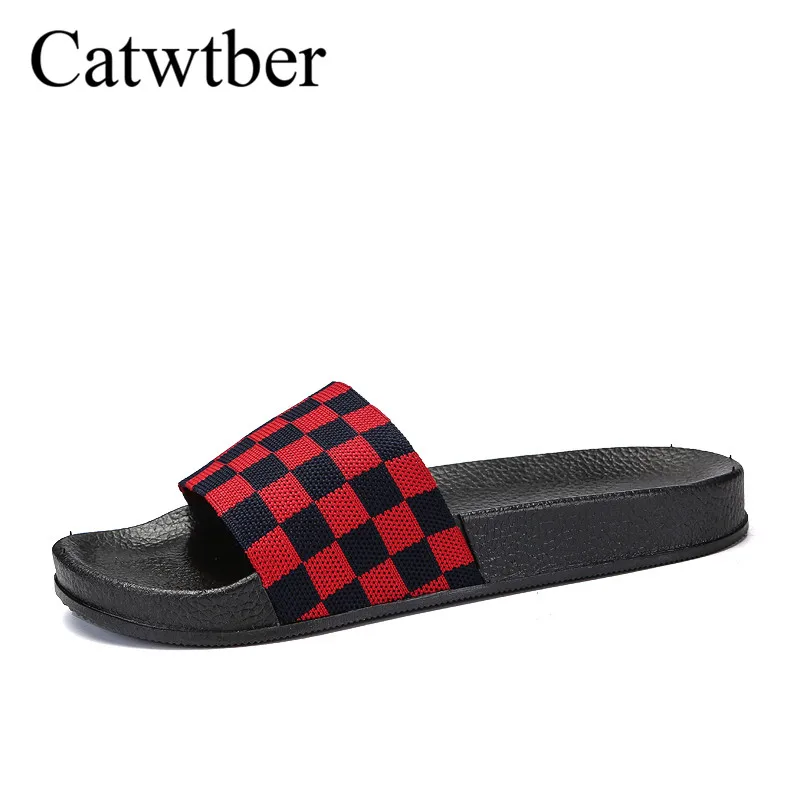 Catwtber/женские тапочки повседневная обувь нескользящая домашняя для ванной