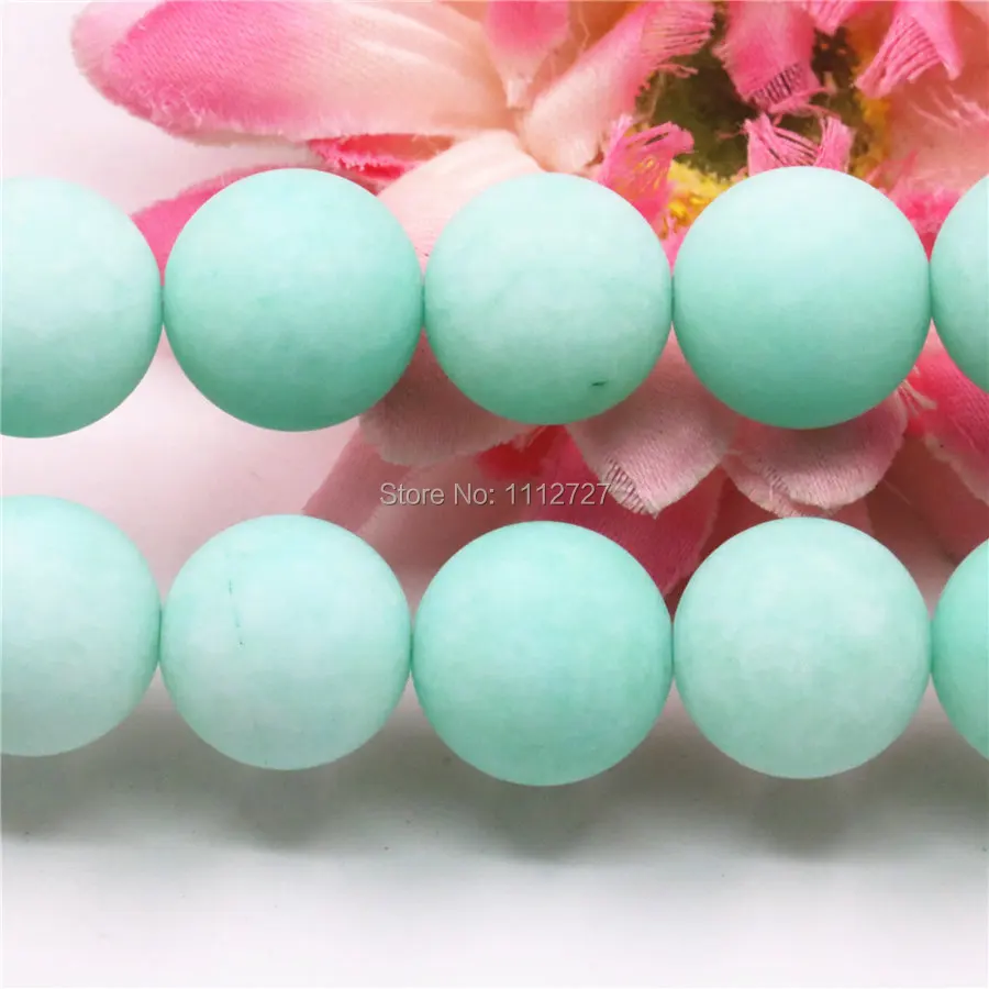 4 6 8 10 12 мм аксессуары для рукоделия украшения Амазонит матирующие свободные