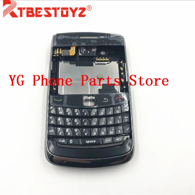 RTBESTOYZ полный корпус для BlackBerry 9700 Корпус задняя крышка батареи чехол+ клавиатура+ Боковая кнопка+ логотип