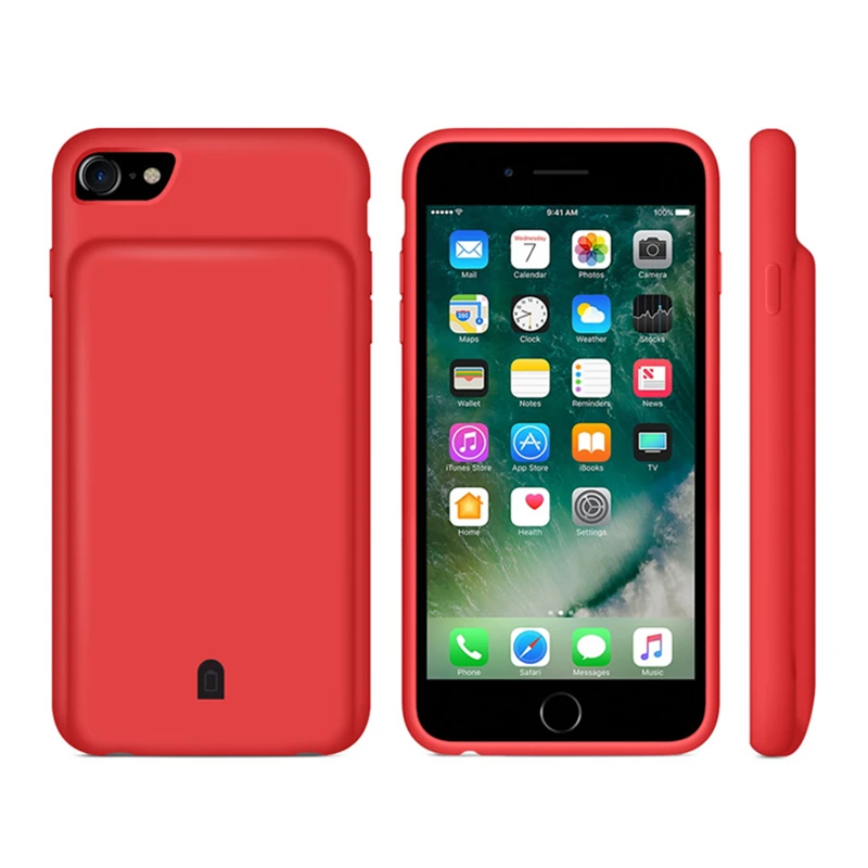 2019 чехол с зарядным устройством для iPhone 7 8 Plus 6 6S портативный резервный внешним