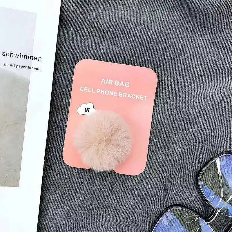 Милый осенне-зимний милый мобильный телефон с ремнем из искусственного меха для