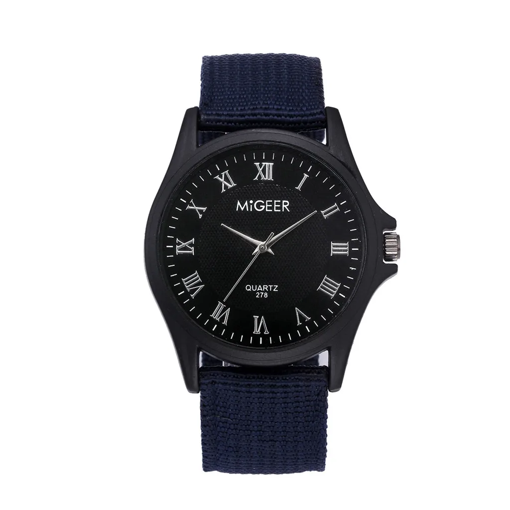 C Montre homme,, мужские классические часы, нейлоновый сетчатый ремешок, кварцевые повседневные наручные часы, деловые часы, мужские часы - Цвет: C