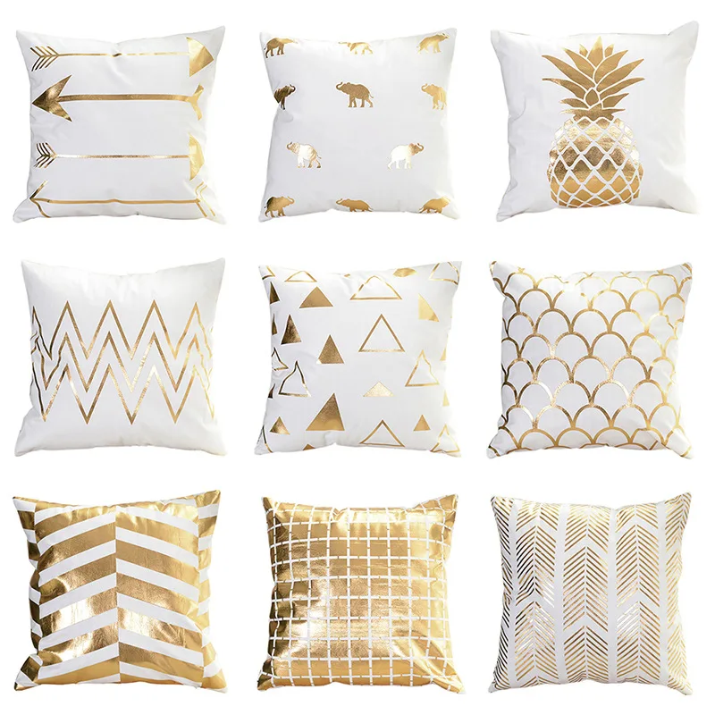 1 шт. мягкий плюшевый Чехол на подушку для дивана кровати геометрические буквы
