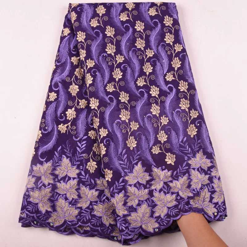 Африканские сухие кружевные ткани высокое качество хлопковое кружево с камнями