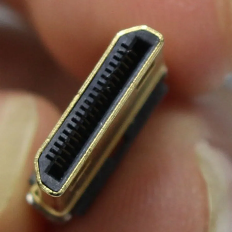 1 шт. DIY Mini HDMI Тип C Штекерный разъем для сварки 19 Pin PCB + Позолоченные вилки|plug