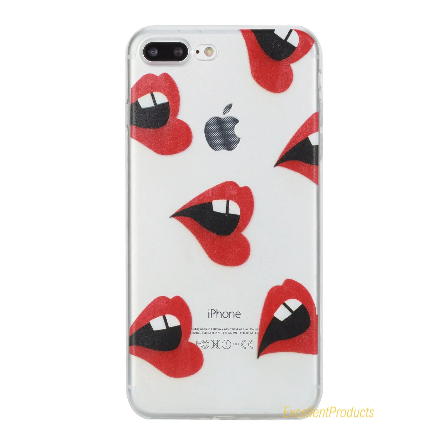 Фрукты девушка леди прекрасный кот для Apple iPhone 7 Plus чехол силиконовый