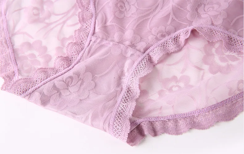 Прозрачные трусики Для женщин нижнее белье Плюс Размеры XL, XXL, XXXL, XXXXL Сексуальная полный шнурок цветочный трусы Сексуальное белье женское белье середины талии трусы женские стринги трусы трусикибесшовные трусыже