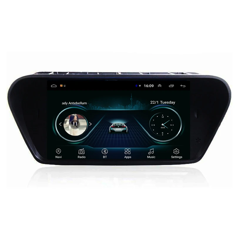 Автомобильный радиоприемник с камерой vidio HD1080 картой мультисенсорным экраном GPS