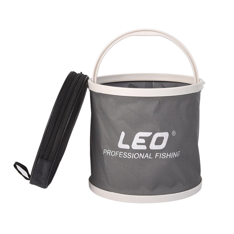 Leo рыболовные принадлежности Открытый Холст ведро складные Портативный кемпинг