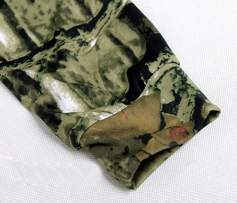 Bionic Ghillie Suits Jungle Camouflage Clothing Tactical Sniper Unisex Elastic Breathable Hunting Clothes Summer Fishing