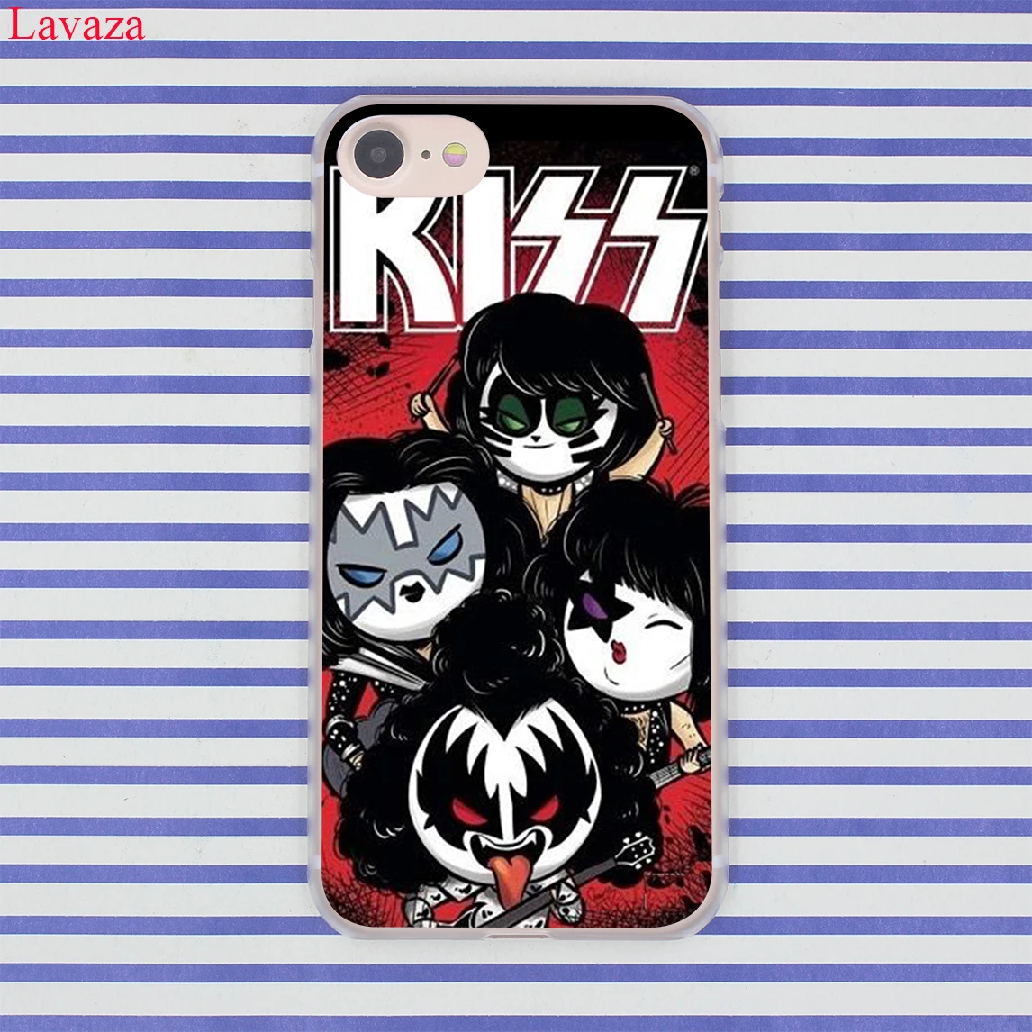 Жесткий чехол для телефона Lavaza Gene Simmons Kiss band iPhone XR XS X 11 Pro Max 10 7 8 6 6S 5 9 SE 4 8|phone cases|case