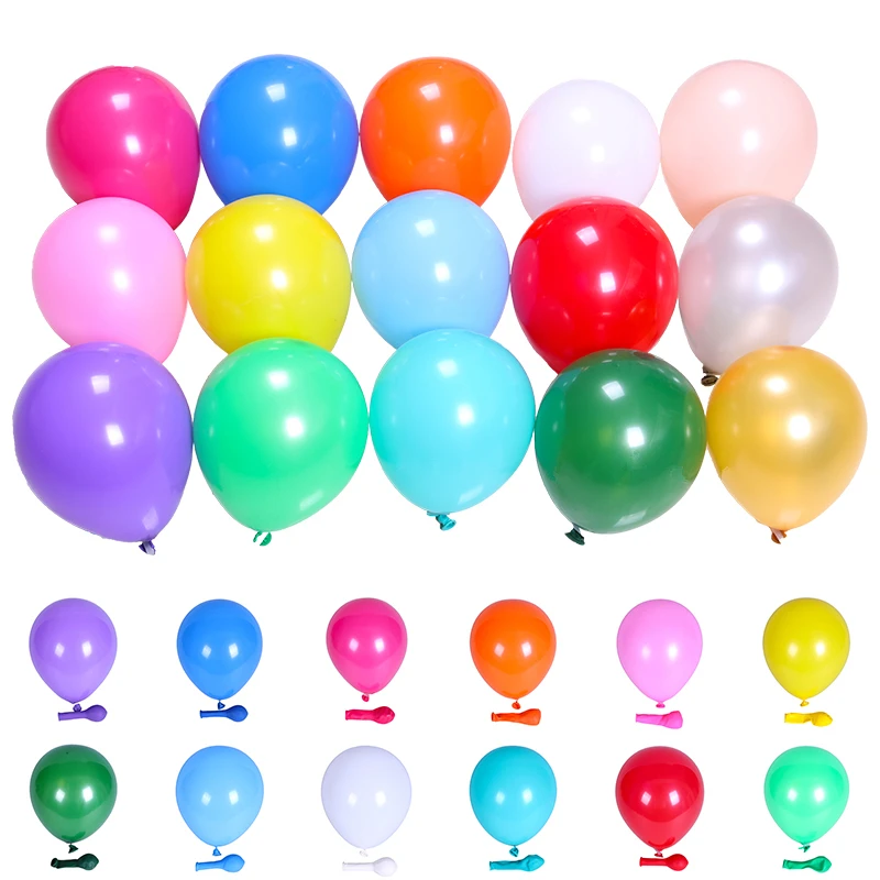 

30pcs 5inch Macaron Balloon Black Air Balls Happy Birthday Helium Latex Balloon Decoration Wedding Festival Balon Party Supplies