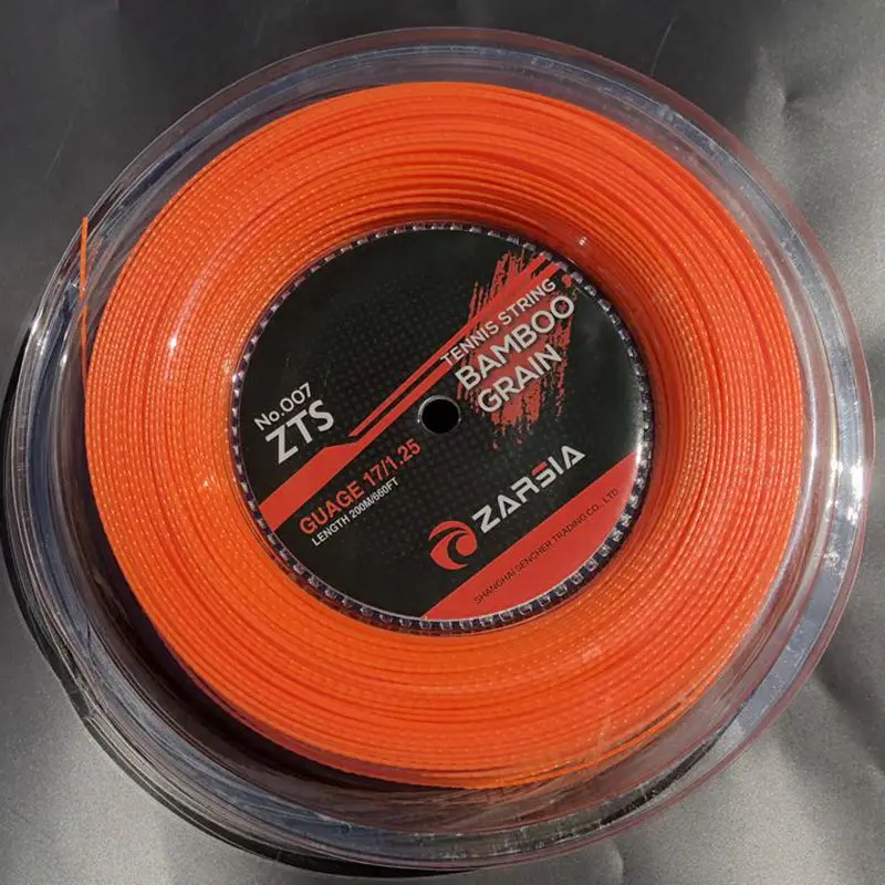 1 Reel 200M ALPHA Bamboo tennis string polyester tennis rackets string durable tennis string 1.25mm