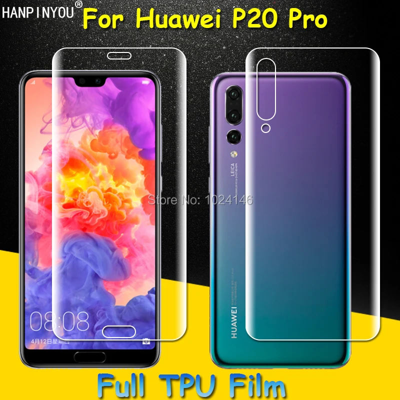 Защитная пленка для экрана из мягкого ТПУ с полным покрытием Huawei P20 Pro P20pro 6 1 дюйма