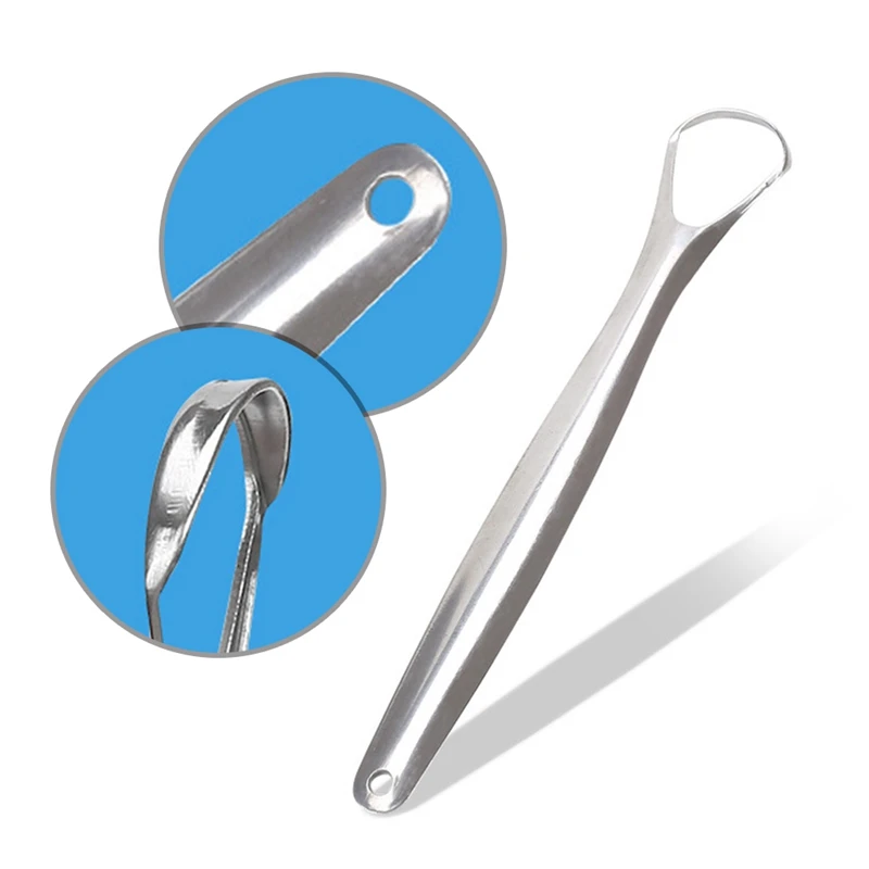 1 шт скребок для языка многоразовые Портативный Нержавеющая сталь полости язык