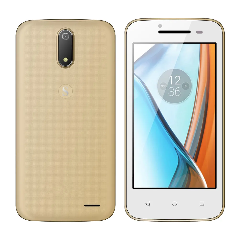 Телефон SERVO H1 4," Android 6,0 Spreadtrum7731C четырехъядерный ПЗУ 4G Dual Sim смартфон камера 5.0MP GSM WCDMA сотовые телефоны - Цвет: Золотой