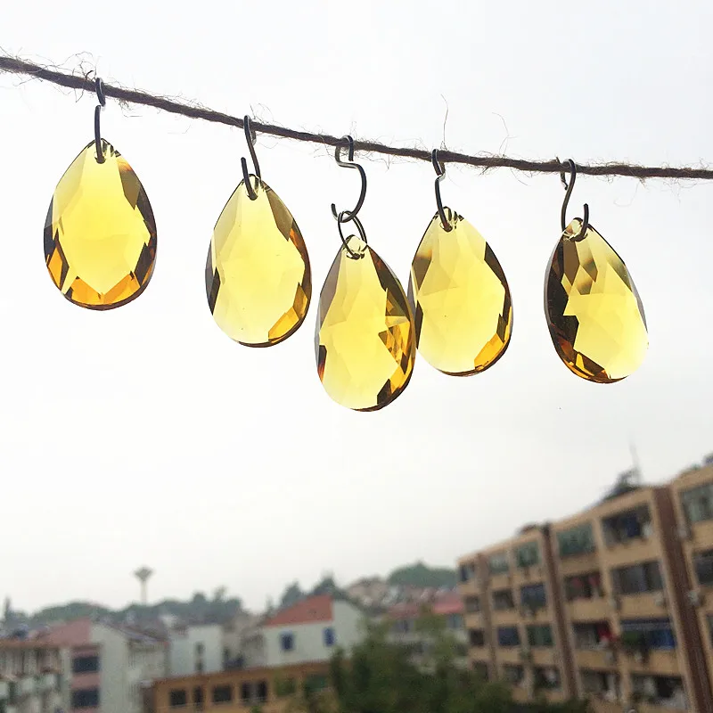 Хрустальные Граненые осветительные детали высшего качества 38 мм 60 шт./лот