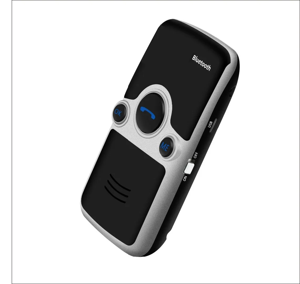 A9 Солнечный Bluetooth handsfree автомобильный два телефона подключенный автоматический