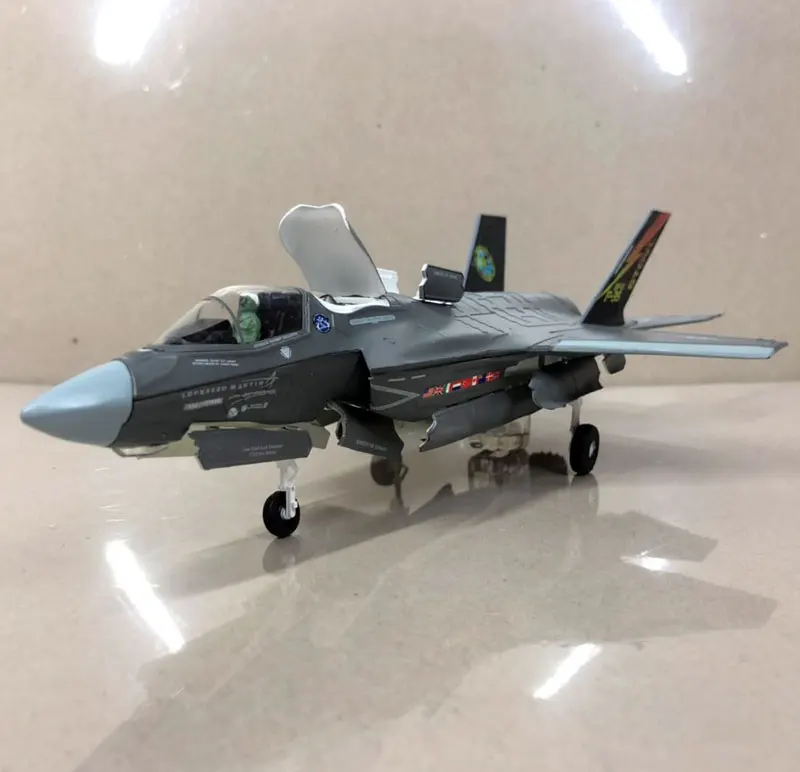 WLTK 1/72 масштаб военная модель игрушки F-35B молния II Joint Strike Fighter BF-01 STOVL литой металлический самолет модель игрушки для подарка