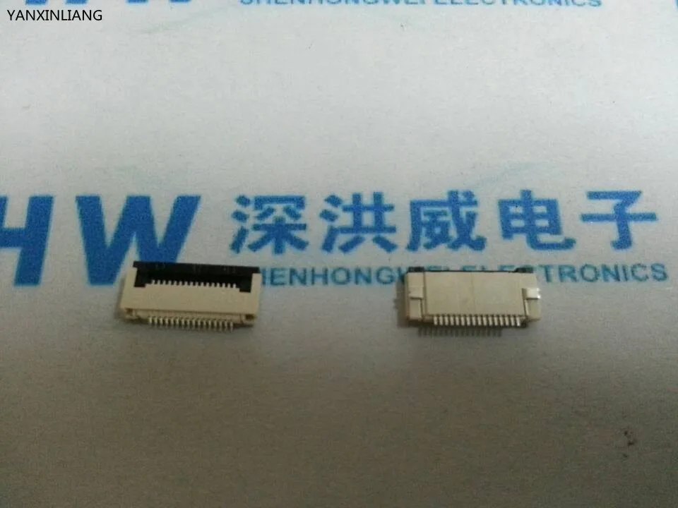20 шт. FPC FFC 0 5 мм Шаг 16Pin Флип Тип ленты плоский коннектор нижний контакт |