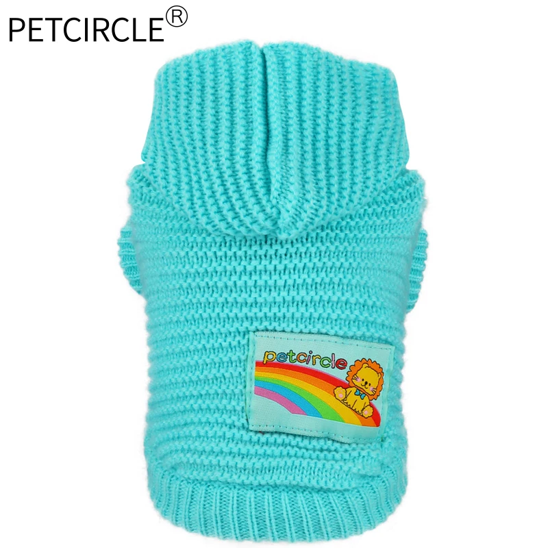 PETCIRCLE Одежда для собак и кошек зимний теплый свитер чихуахуа щенок йоркширского