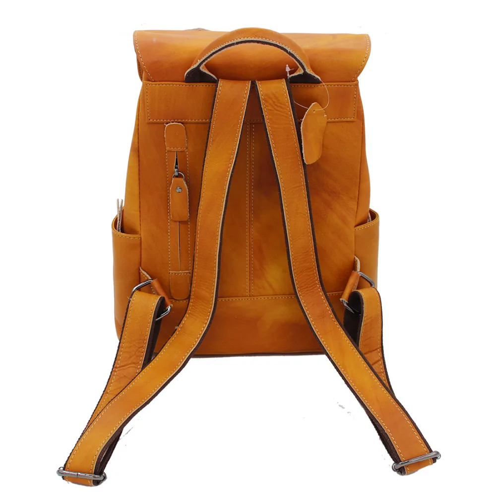 Женский рюкзак из натуральной кожи повседневный школьный воловьей высокого