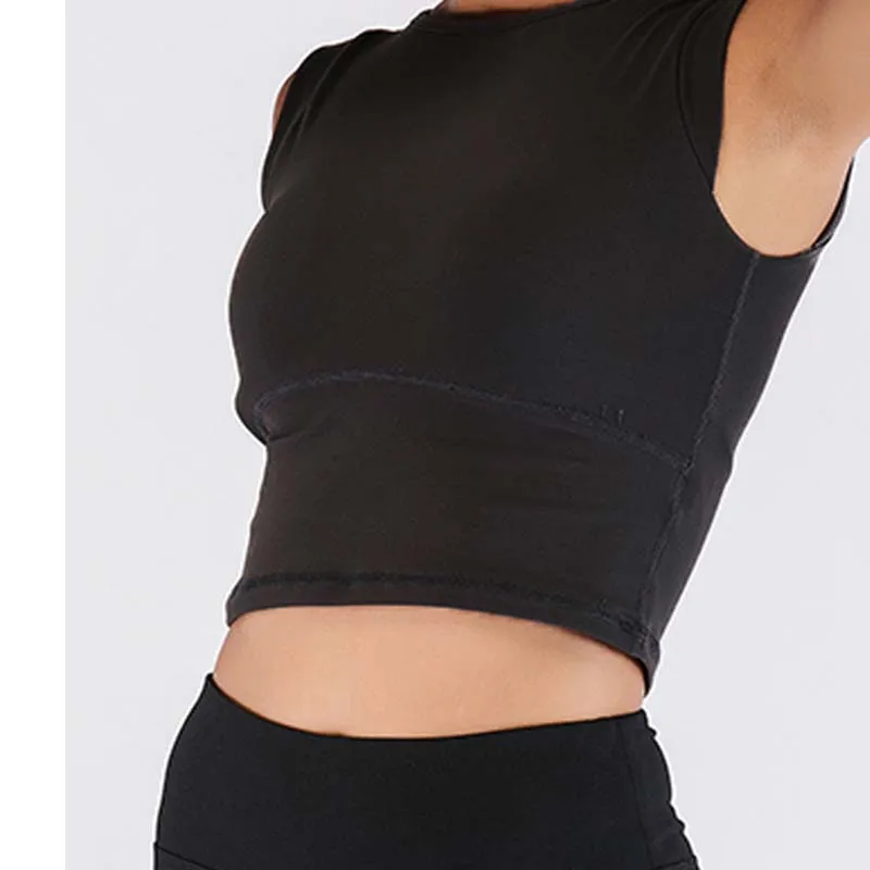 

Women Gym Vest inneer padding Sport Bra black Fitness Bra Shockproof Running Sports Bras Push Up Brassiere Athletic Tops