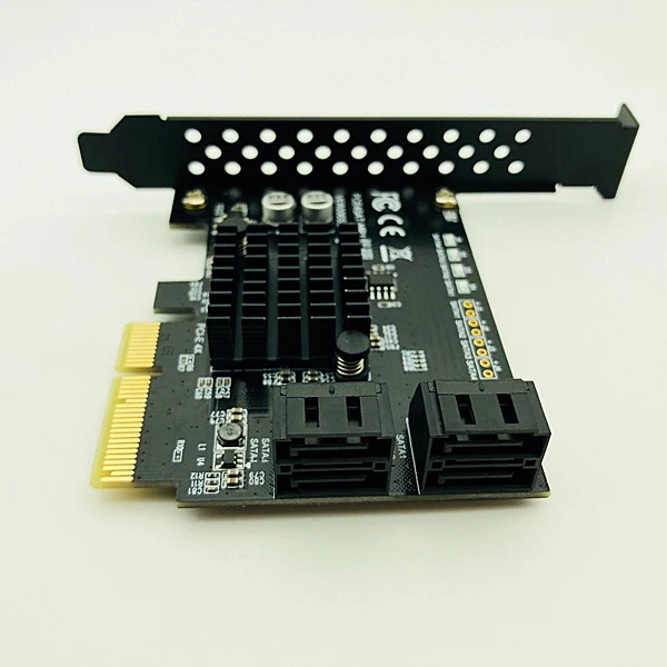 Sata Pci Express 4 порта плата расширения контроллер Raid карта для 3 0 адаптер конвертер