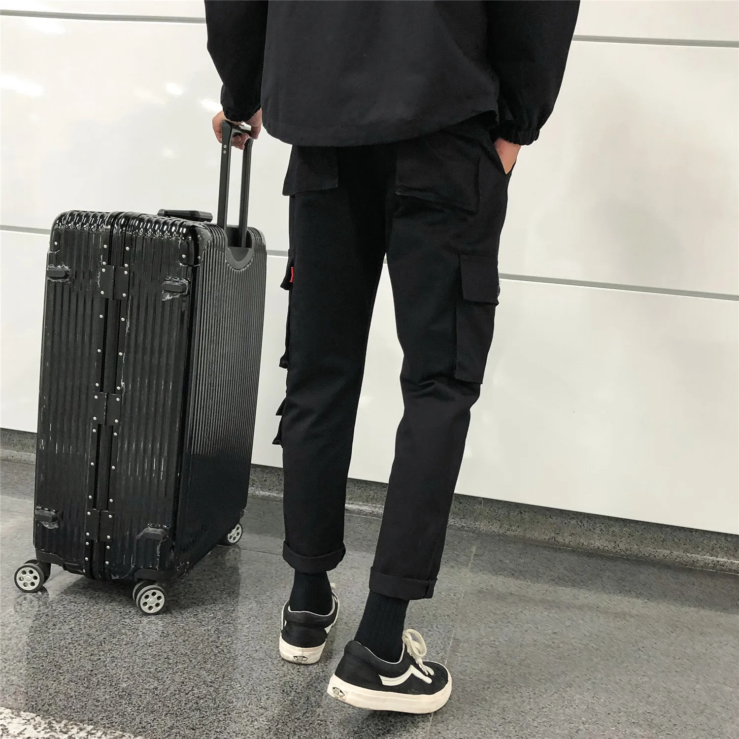 Комбинезоны мужские прилив бренд штаны шаровары случайные свободные нескольких