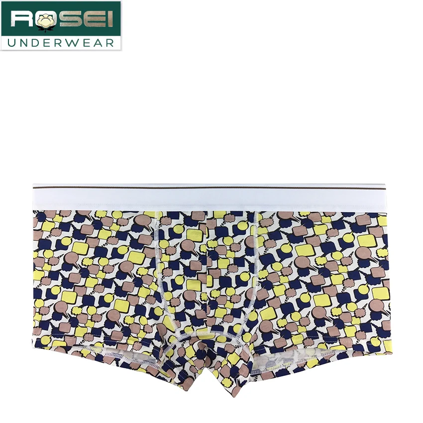 4 шт./лот комфорт мужские хлопчатобумажные шорты-боксеры Большие размеры трусы