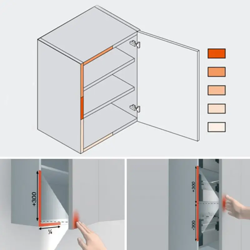 1 шт. Магнитная защелка для дверей шкафов и ящиков|Дверные ограничители| |