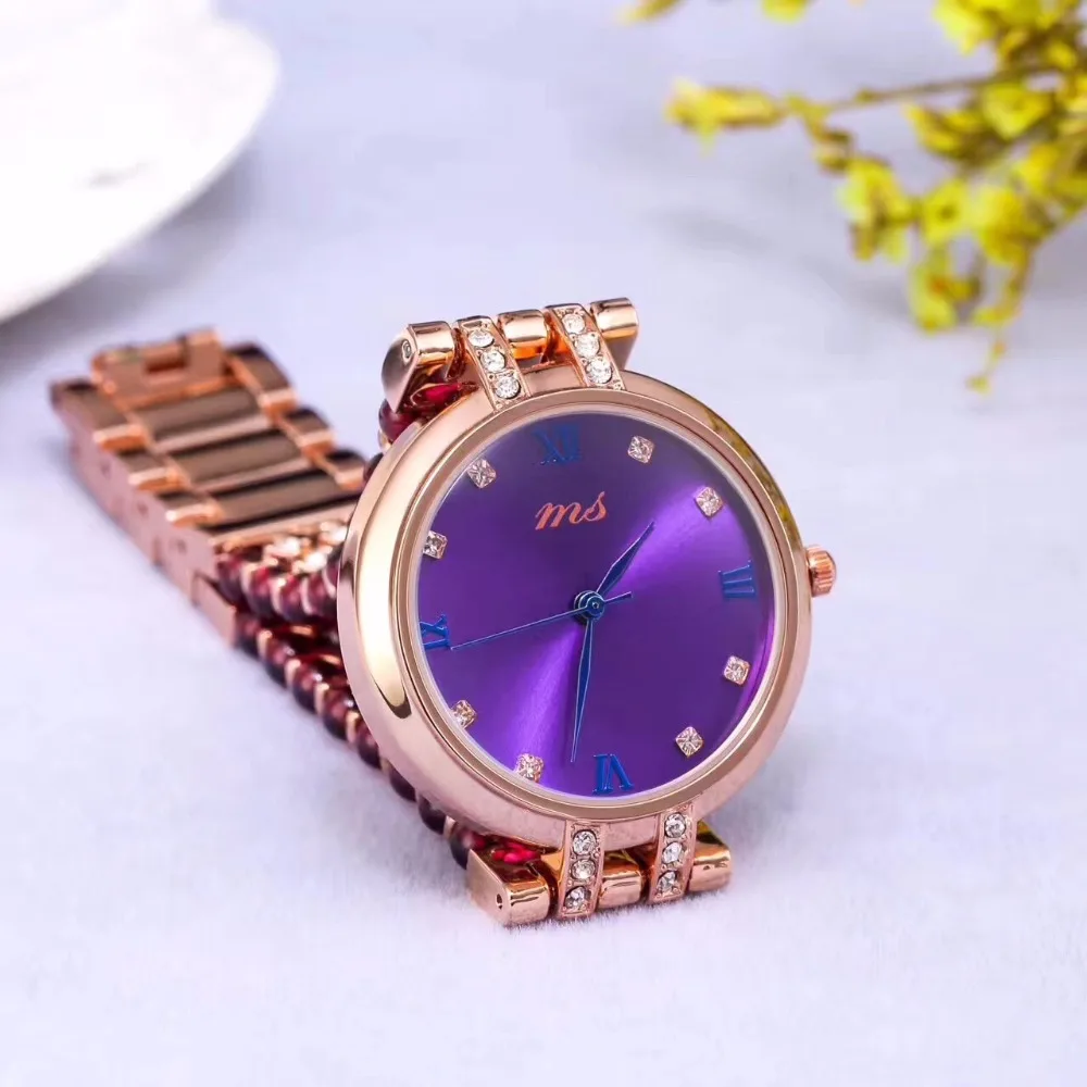 Браслет из натурального граната и часы 33 мм ювелирные изделия сделай сам для