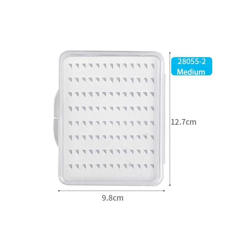 Medium Leo Fly Hook Box 28055 Fly коробка рыболовных крючков с пеной водонепроницаемый прочный рыболовный снасти Прозрачный s m l Размер Pesca - Цвет: Medium