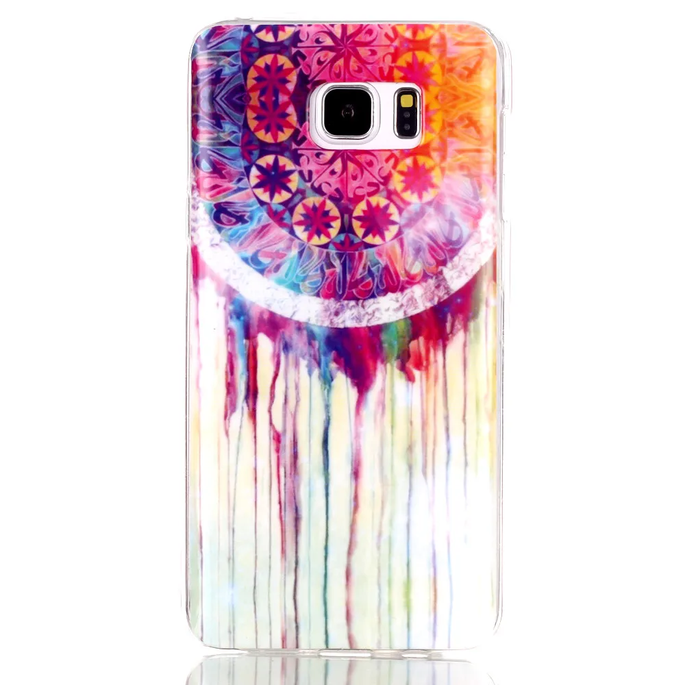 Qiaogle ТПУ Case-F032/Dream Catcher + плавающей ленты-для Samsung Galaxy Note 5 Силиконовый Чехол |