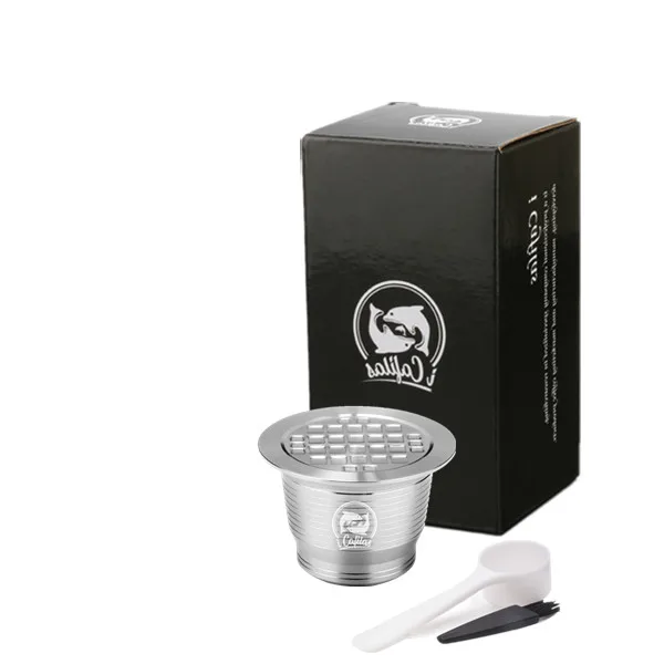 1 capsule Капсулы Nespresso для кофемашины Nespresso фильтры для кофе из нержавеющей стали Nespresso многоразовые капсулы - Цвет: 1 capsule