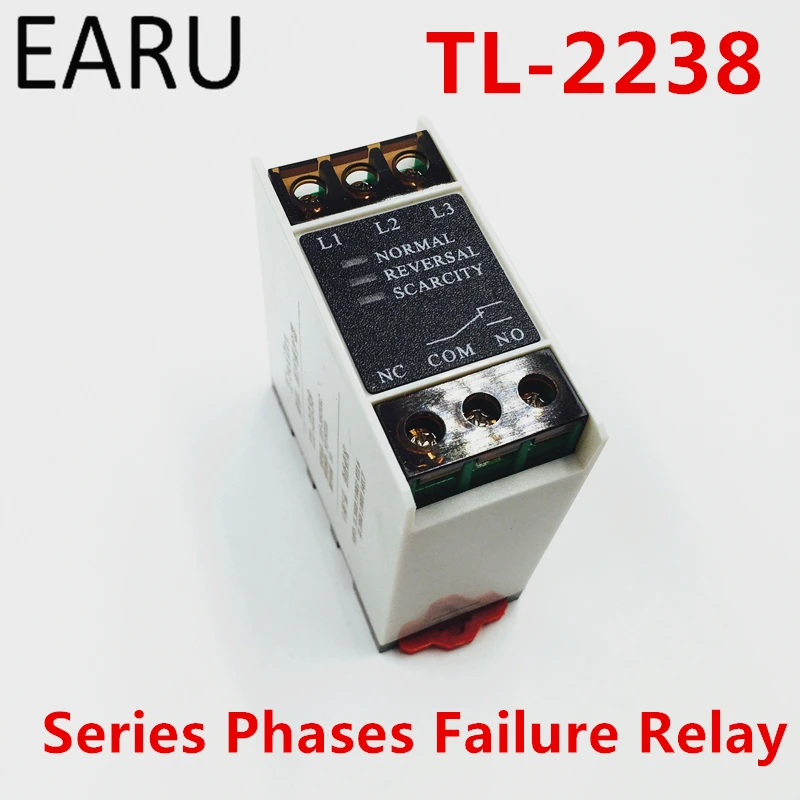 Реле для защиты фаз TL2238 TL-2238 AC 220-380 В бесплатная доставка 1 шт. | Строительство и