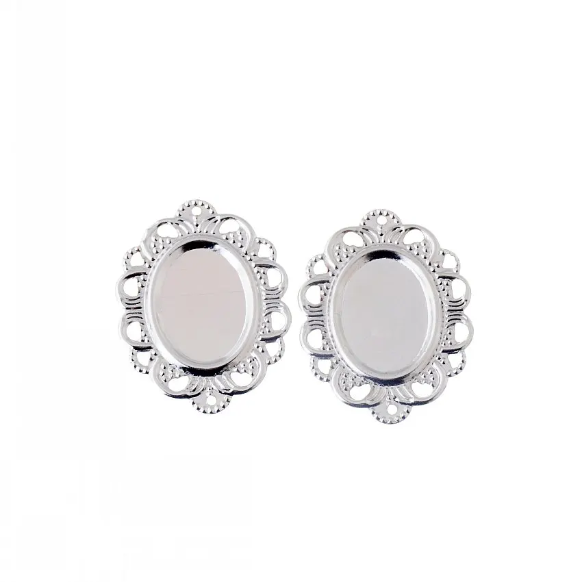 Бесплатная доставка Розничная продажа 30 шт. филигранные кабошоны комплектующие