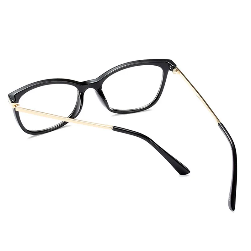 

Women Metal Legs Designer Optical Eyeglasses Prescription Acetate Rim Spectacles for Big Rim Glasses Frame Fashion Styles 97335