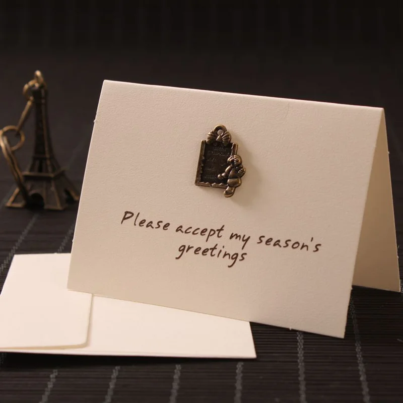 1 шт. Новогодняя открытка Свадебный конверт день рождения День Благодарения