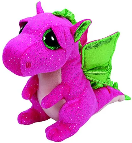 Darla Dragon Большие глаза мягкие животные плюшевые игрушки 15 см кошки Единорог Сова собака Леопард Пингвин, лиса печать корова коала призрак мышь - Цвет: Darla Dragon