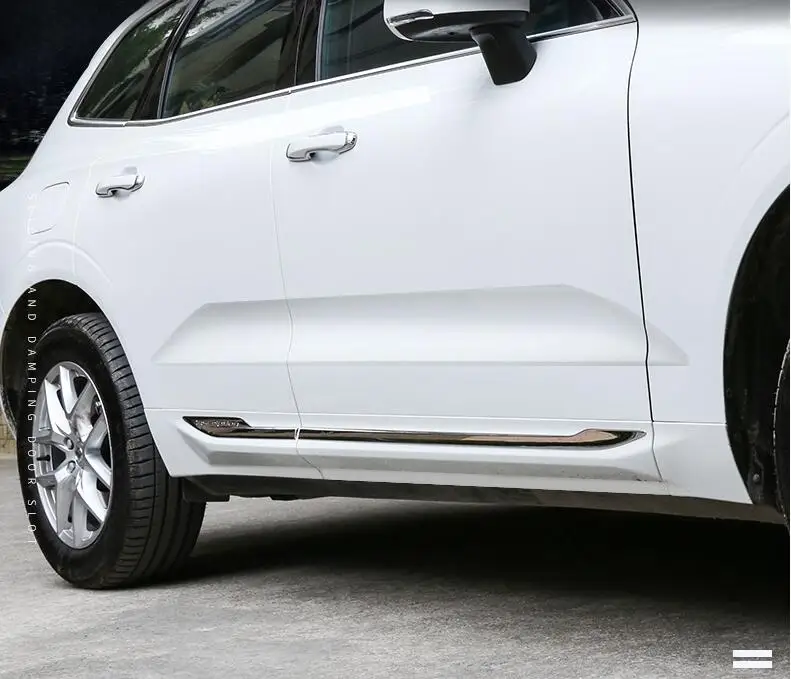 ABS Хромированная Автомобильная боковая дверь защита корпуса Формовочная крышка