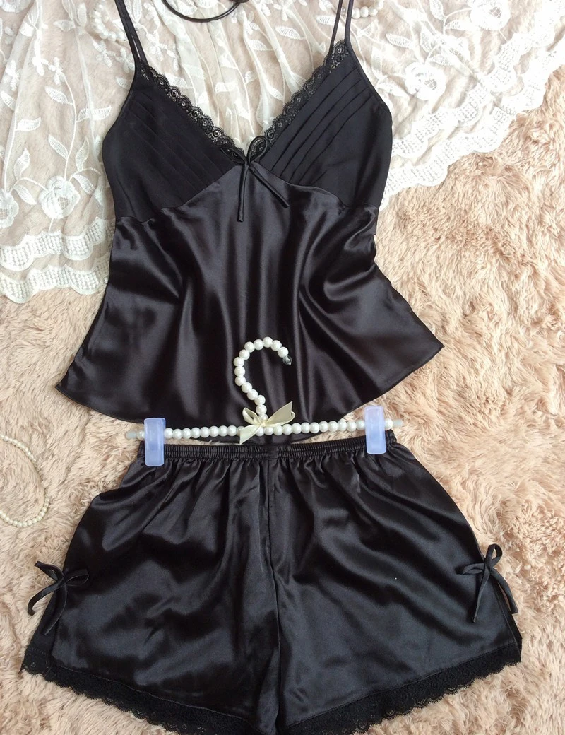 2018 Летний стиль женские пижамы Женский комплект для сна женский Глубокий